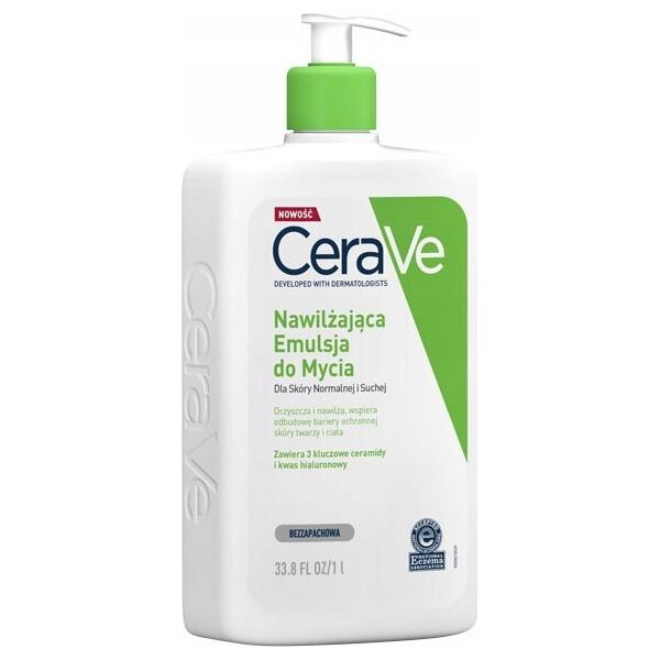 CeraVe Hydrating Cleanser Emulsja oczyszczająca o działaniu nawilżającym 1000ml