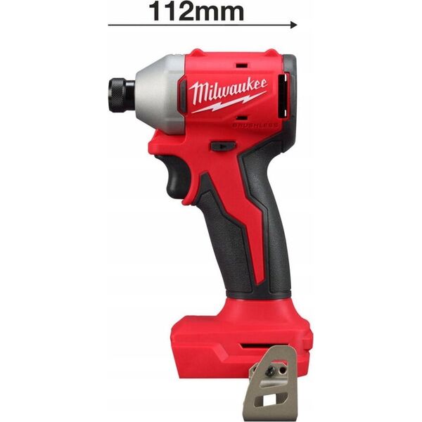 Milwaukee Akum. smūginis suktuvas M18 BLIDRC-0 (be akum. ir kroviklio) 190Nm