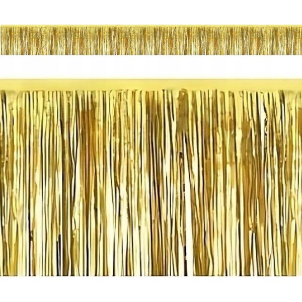 GoDan Girlanda dekoracyjna metaliczna złota 30x300cm