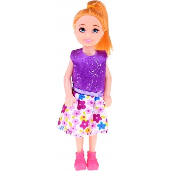 Jokomisiada Urocza Laleczka Mini 13cm Lalka w sukience do domku ZA4628