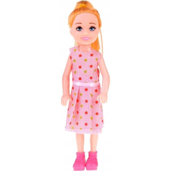 Jokomisiada Urocza Laleczka Mini 13cm Lalka w sukience do domku ZA4628