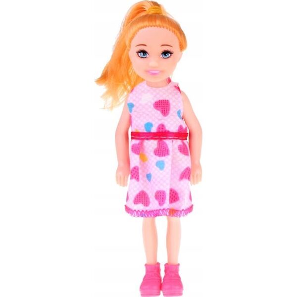Jokomisiada Urocza Laleczka Mini 13cm Lalka w sukience do domku ZA4628