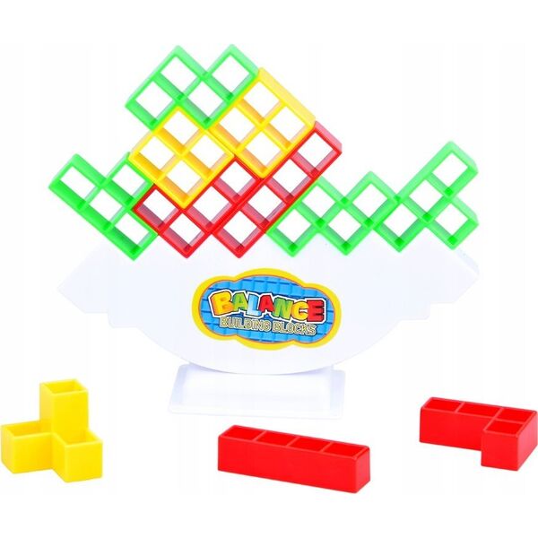 Jokomisiada Klocki Konstrukcyjne Wieża Balansująca Tetris 3D Gra Zręcznościowa ZA4967