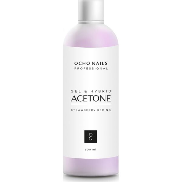 Activeshop OCHO NAILS Aceton truskawkowy 500 ml