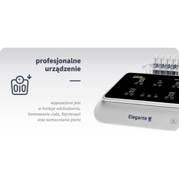 Activeshop Urządzenie do elektrostymulacji Elegante Platinum T9116