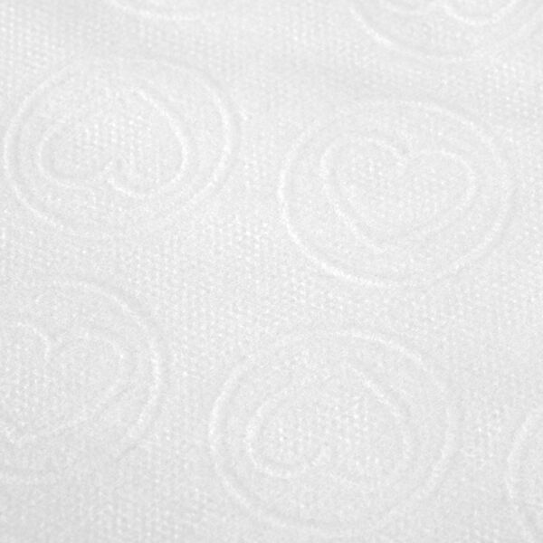 Activeshop Jednorazowe chusty zabiegowe 20 szt. 70 x 40 cm białe serca