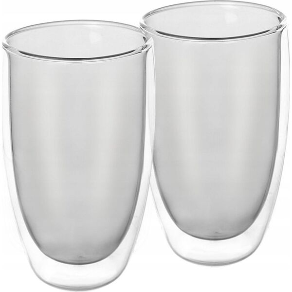 Orion Szklanki termiczne z podwójną ścianką do kawy latte DOUBLE 460 ml 2 szt.