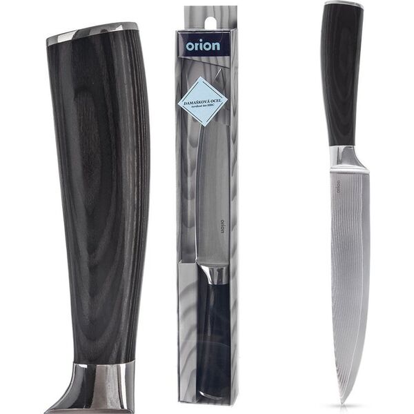 Orion Nóż kuchenny stalowy DAMASCUS 30,5 cm
