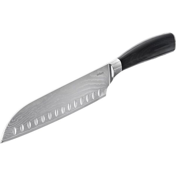 Orion Nóż Santoku stalowy DAMASCUS 31 cm