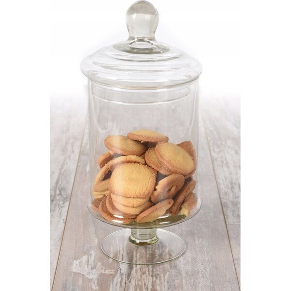 Excellent Houseware Pojemnik na ciastka szklany 1,5 l