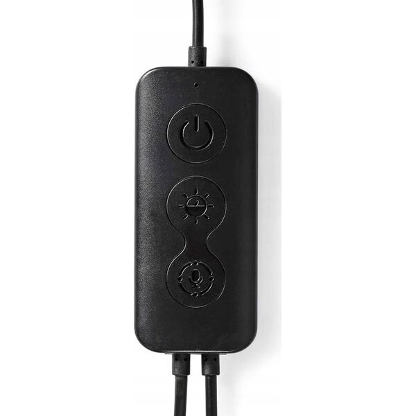 Nedis Nedis WIFILD20RGBW inteligentne oświetlenie Inteligentna lampa stołowa Wi-Fi Aluminium, Czarny 10 W