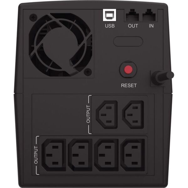 UPS Conceptronic Conceptronic ZEUS08E zasilacz UPS Technologia line-interactive 1,5 kVA 900 W 6 x gniazdo sieciowe