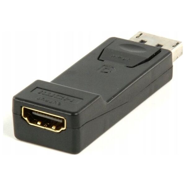 Adapter AV Nedis Nedis CCGB37915BK zmieniacz płci / kabli HDMI Type A (Standard) DisplayPort Czarny