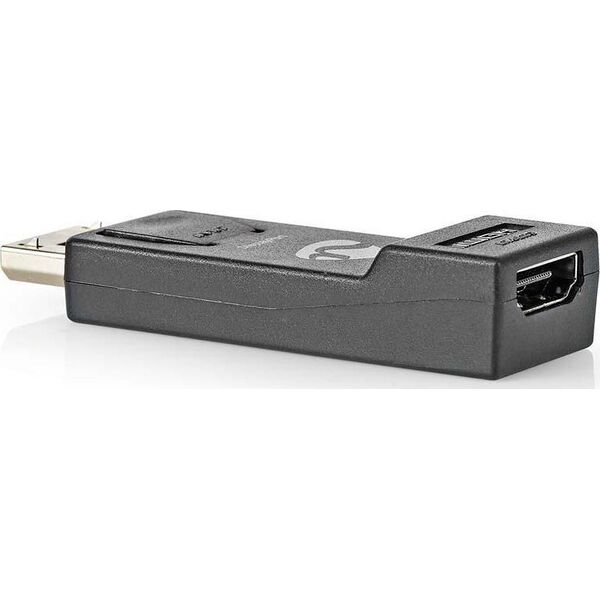 Adapter AV Nedis Nedis CCGB37915BK zmieniacz płci / kabli HDMI Type A (Standard) DisplayPort Czarny