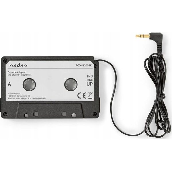 Nedis Nedis ACON2200BK adapter do kaset magnetofonowych Czarny