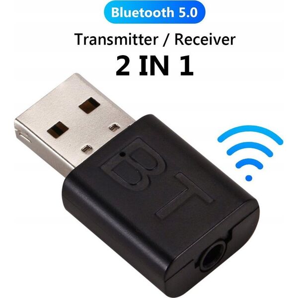 Adapter bluetooth Nedis Nedis BTTC100BK odbiornik muzyki przez bluetooth 10 m Czarny