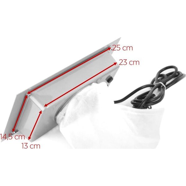 Activeshop Pochłaniacz pyłu do zabudowy Momo S-41 srebrny