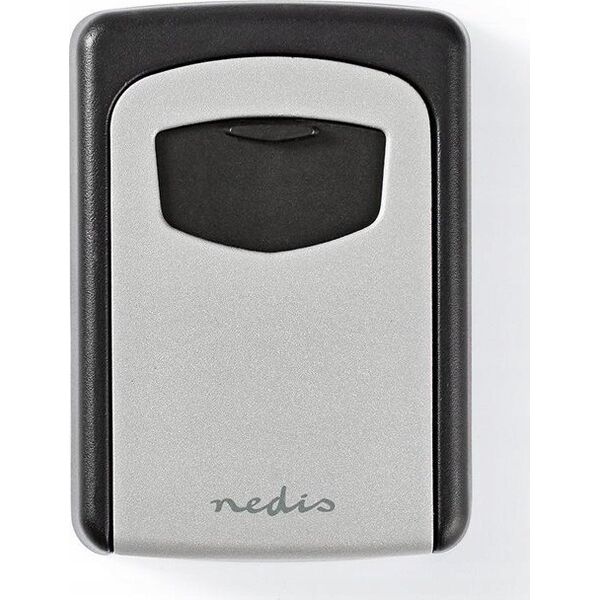 Nedis Nedis KEYCC01GY sejf Sejf ścienny Aluminium Czarny, Srebrny