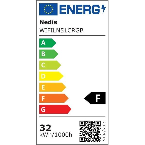 Nedis Nedis WIFILN51CRGB inteligentne oświetlenie Inteligentne światło paska Wi-Fi Biały