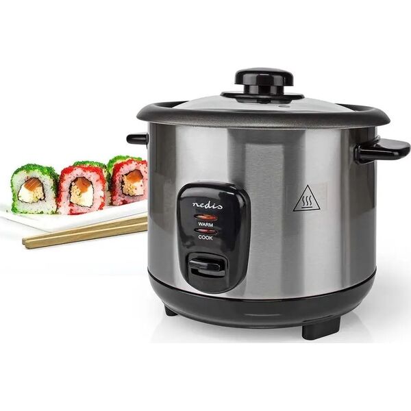 Multicooker Nedis Nedis KARC110AL szybkowar 1 l 400 W Czarny, Srebrny