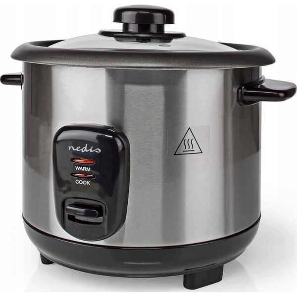 Multicooker Nedis Nedis KARC110AL szybkowar 1 l 400 W Czarny, Srebrny