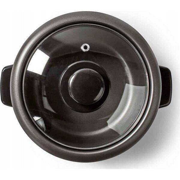 Multicooker Nedis Nedis KARC110AL szybkowar 1 l 400 W Czarny, Srebrny