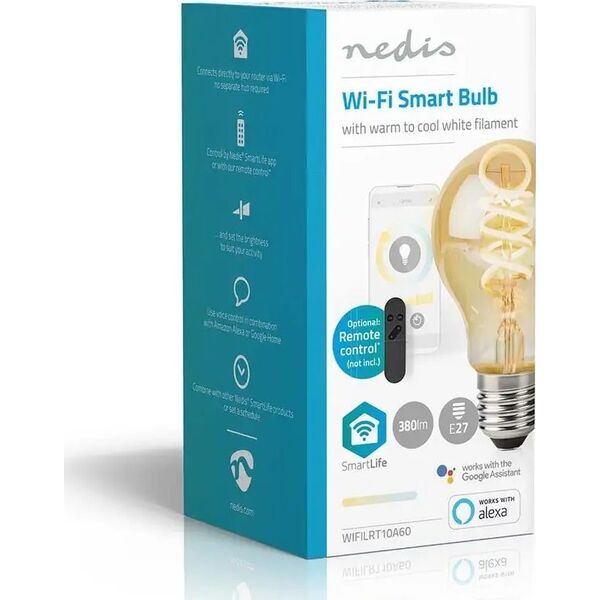 Nedis Nedis SmartLife lampa LED Zimne białe, Ciepłe białe 4,9 W E27 G
