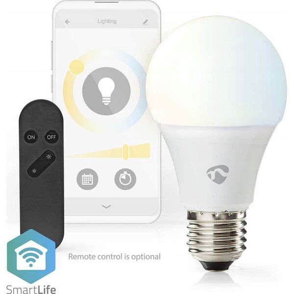Nedis Nedis SmartLife Inteligentne żarówki Wi-Fi Biały 9 W