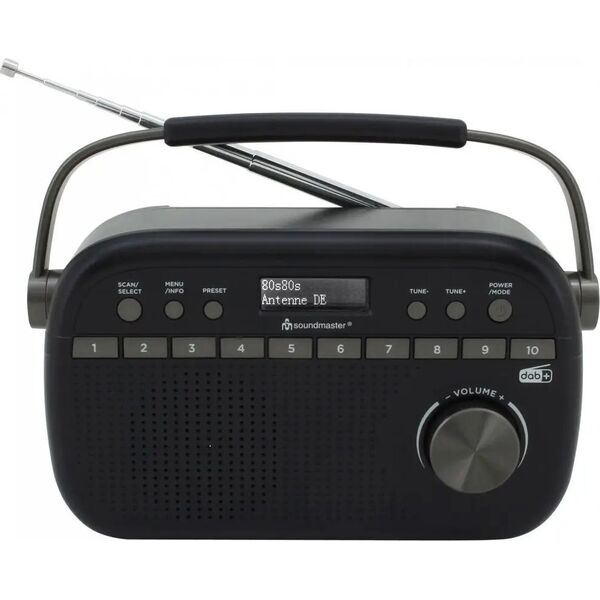 Radio Soundmaster Soundmaster DAB280 Przenośny Analogowe i cyfrowe Czarny