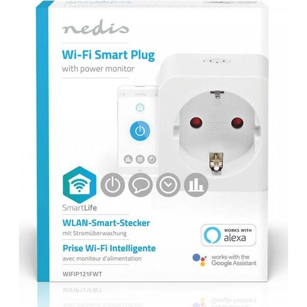 Nedis Nedis WIFIP121FWT inteligentny korek 3680 W Dom Biały