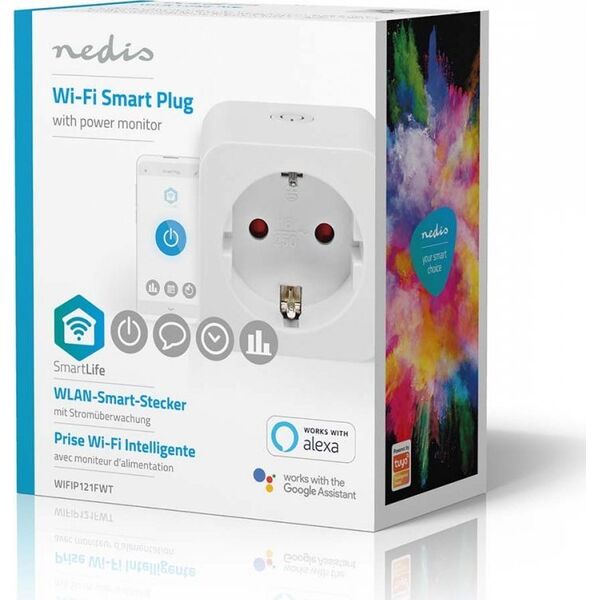 Nedis Nedis WIFIP121FWT inteligentny korek 3680 W Dom Biały