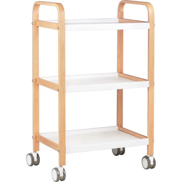 Activeshop Stolik pomocnik kosmetyczny HS-09 drewno - biały