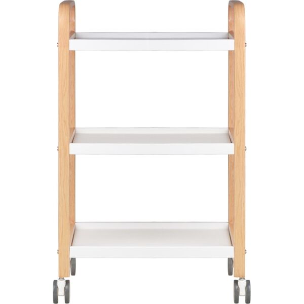 Activeshop Stolik pomocnik kosmetyczny HS-09 drewno - biały