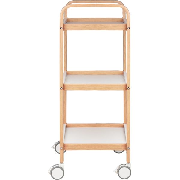 Activeshop Stolik pomocnik kosmetyczny HS-09 drewno - biały