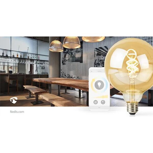 Nedis Nedis SmartLife lampa LED Zimne białe, Ciepłe białe 4,9 W E27 G