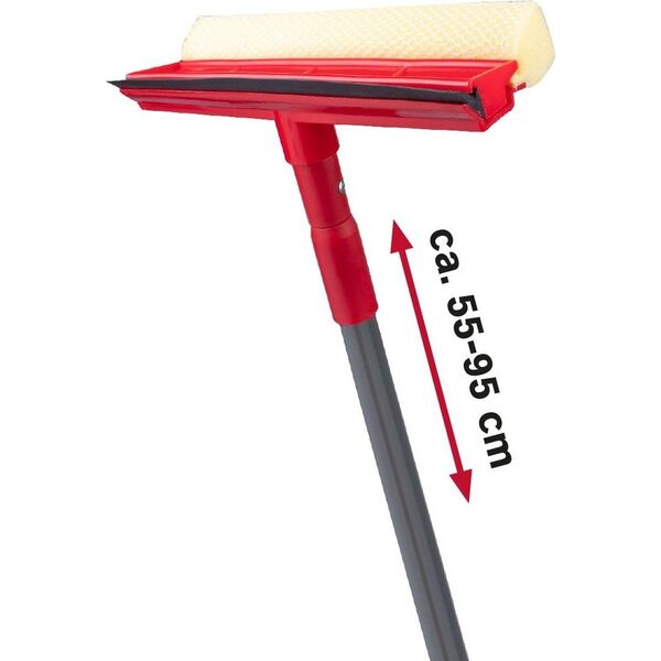 Dirt Devil ŚCIĄGACZKA WODY Z SZYB I LUSTER Z RĄCZKĄ REGULOWANA 55-95CM DIRT DEVIL