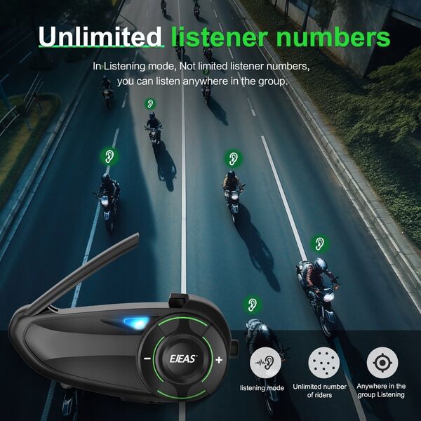 Ejeas Interkom motocyklowy EJEAS MS20
