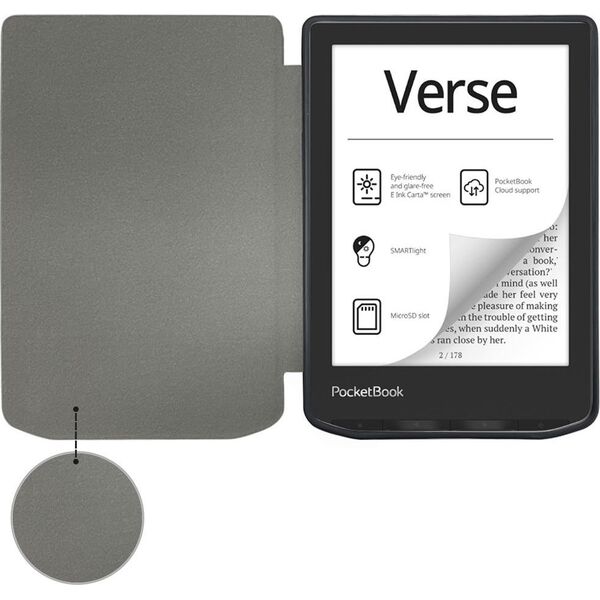 Etui na tablet Tech-Protect Etui | Futerał TECH-PROTECT Smartcase do PocketBook Verse / Verse Pro Black