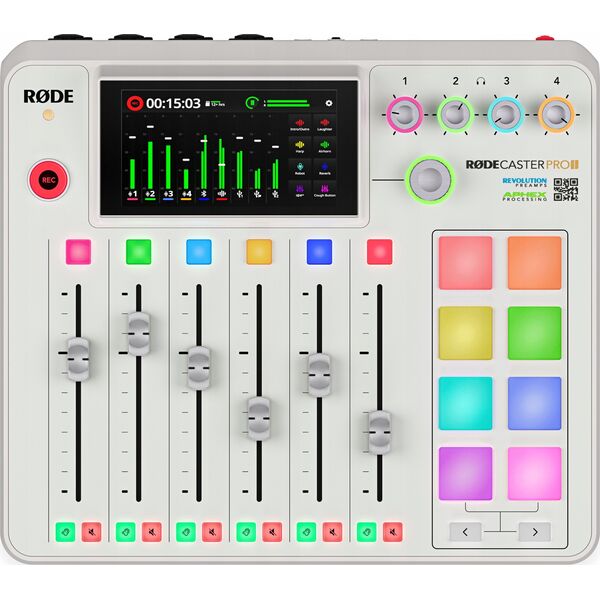 Rode Rode Microphones RDECaster Pro II , mixer (white, USB-C, jack, XLR)