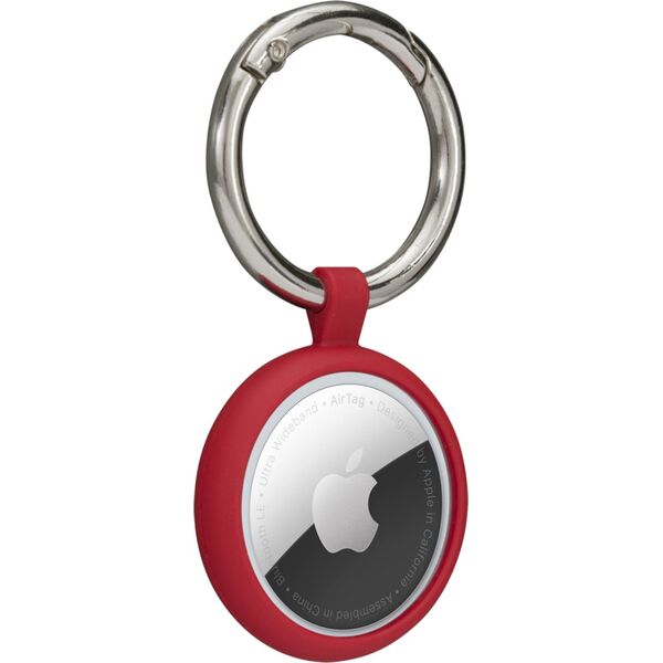 dbramante Greenland - AirTag Key Ring - Candy Apple Red