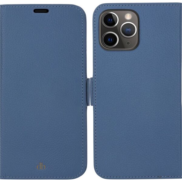 dbramante New York - iPhone 13 Pro Max  6.7" - Ultra-marine Blue - full grain pebbld leather cover