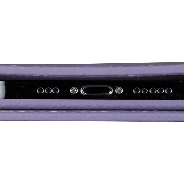 dbramante New York - iPhone 13 Pro Max 6.7" - Daybreak Purple - full grain pebbld leather cover