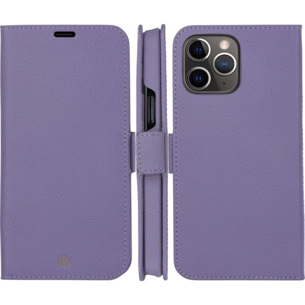 dbramante New York - iPhone 13 Pro Max 6.7" - Daybreak Purple - full grain pebbld leather cover