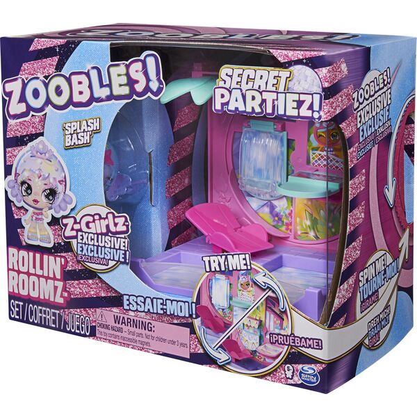 Figurka Spin Master ZOOBLES playset, 2 serie Secret Partiez Splash Bash, 6064355