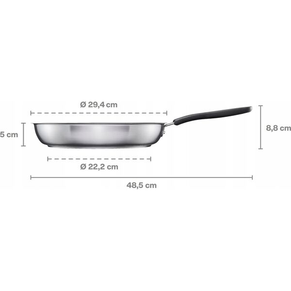 Patelnia Fiskars FF frying pan 28 cm ceramic coating