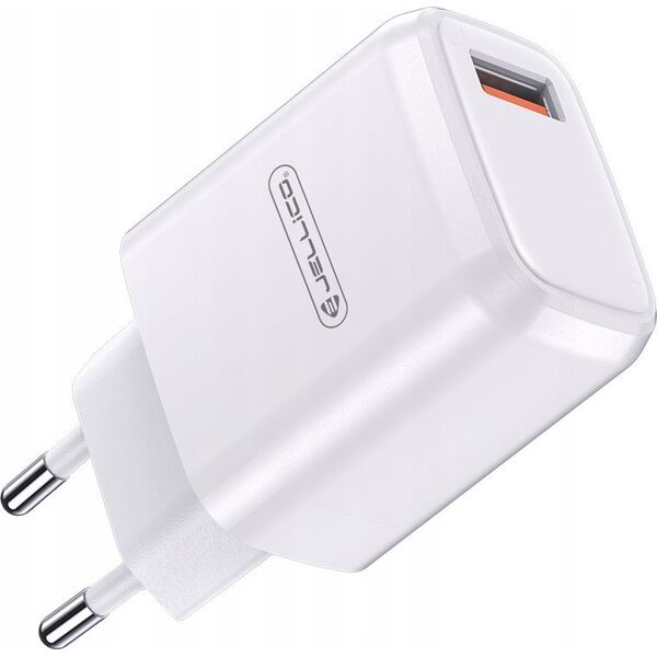 Ładowarka Jellico JELLICO ładowarka sieciowa A77 22,5W 1xUSB QC3.0 + kabel Micro USB Biały