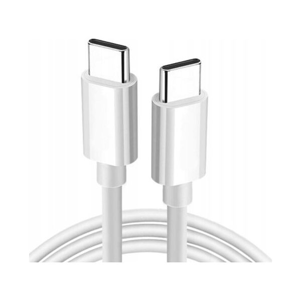 Kabel USB Jellico JELLICO kabel B1 USB-C - USB-C PD 60W 1M Biały