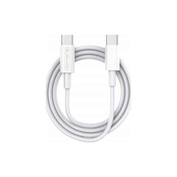 Kabel USB Jellico JELLICO kabel B1 USB-C - USB-C PD 60W 1M Biały