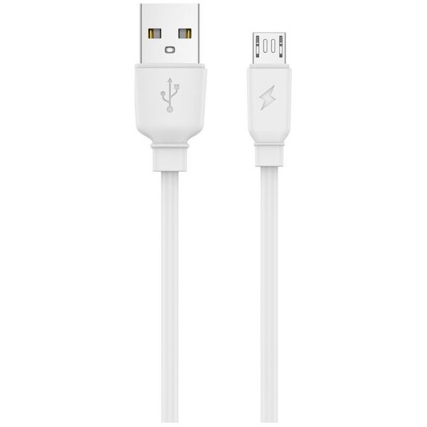 Kabel USB Jellico JELLICO kabel B15 Micro 3.1A 1M Biały