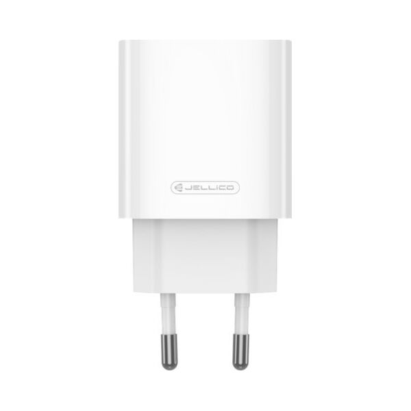 Ładowarka Jellico JELLICO ładowarka sieciowa EU53 PD 30W 1xUSB-C + kabel USB-C - Lightning Biały